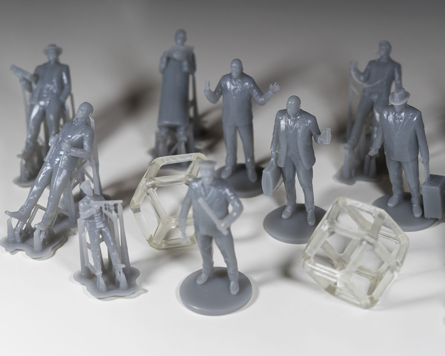 3D printed figurines