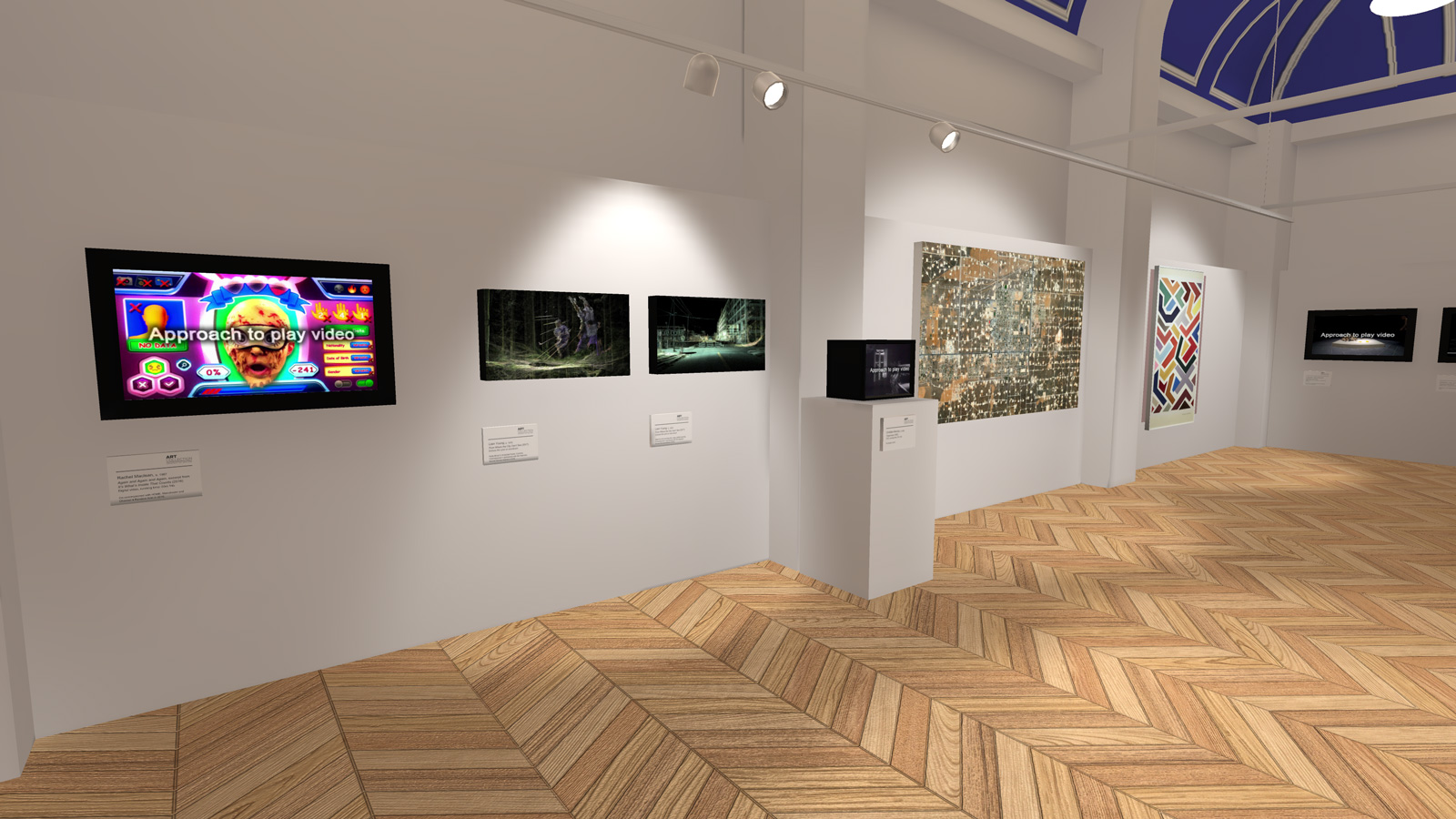 Screenshot from University of Salford VR gallery