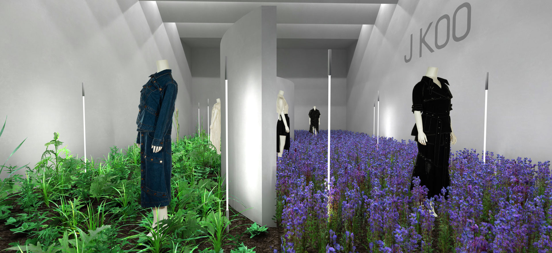 Screenshot of J Koo virtual showroom