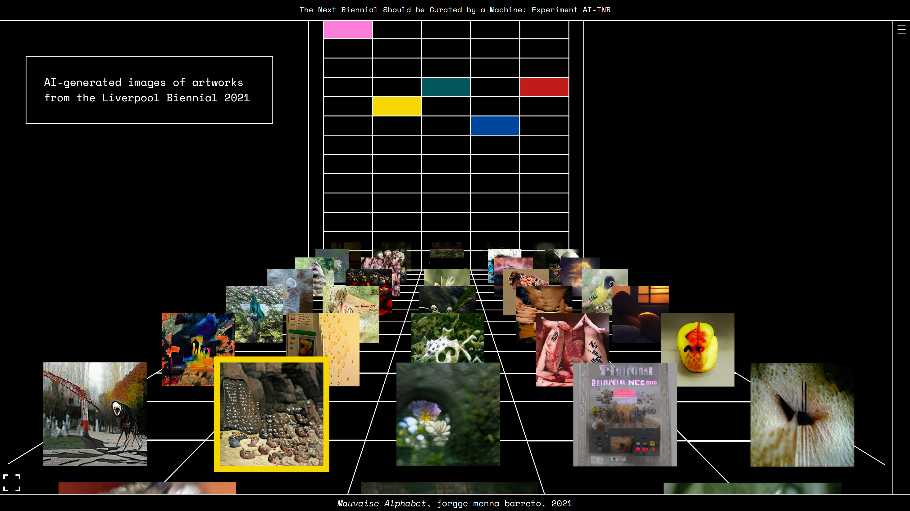 The Next Biennial Should Be Curated by a Machine: Experiment AI-TNB