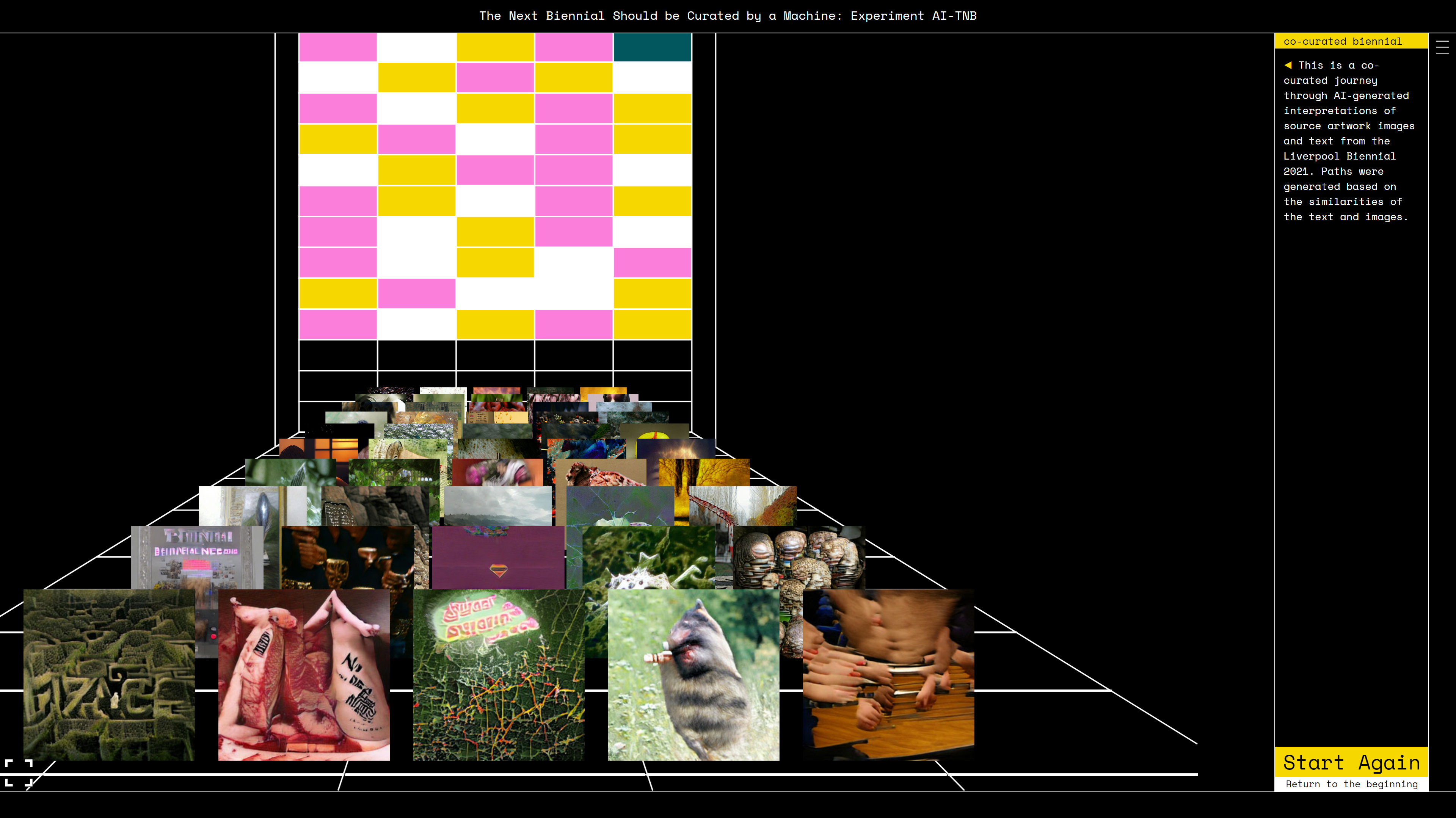 The Next Biennial Should Be Curated by a Machine: Experiment AI-TNB